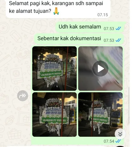 Pengiriman Papan Bunga Selamat Sekarwangi Curug Bitung