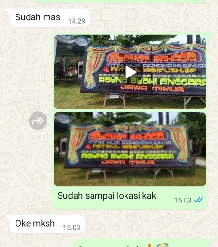 Pengiriman Papan Bunga Sekarwangi Curug Bitung
