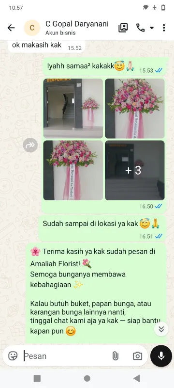 Pengiriman Karangan Bunga Sekarwangi Curug Bitung